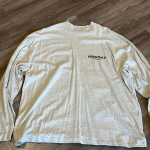 Men's Gray Long Sleeve Shirt